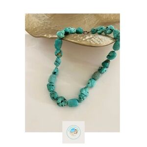 Turquoise chunky beautiful necklace